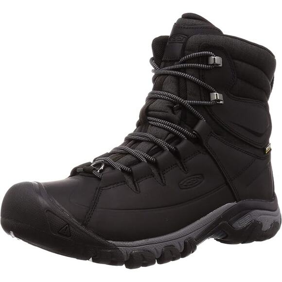 NWT KEEN Men's Targhee Lace High Polar Insulated Snow Boots,Black/Rave-13 M - Picture 2 of 7